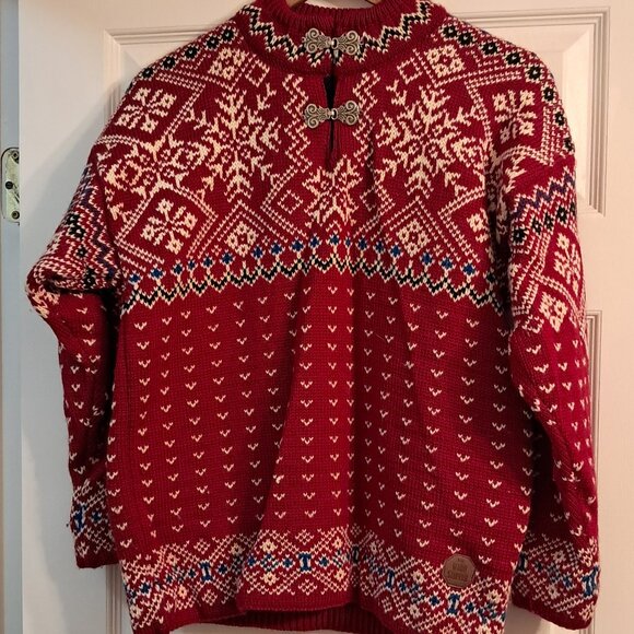 Dale of Norway gore wind stopper sweater XS 100% Wool